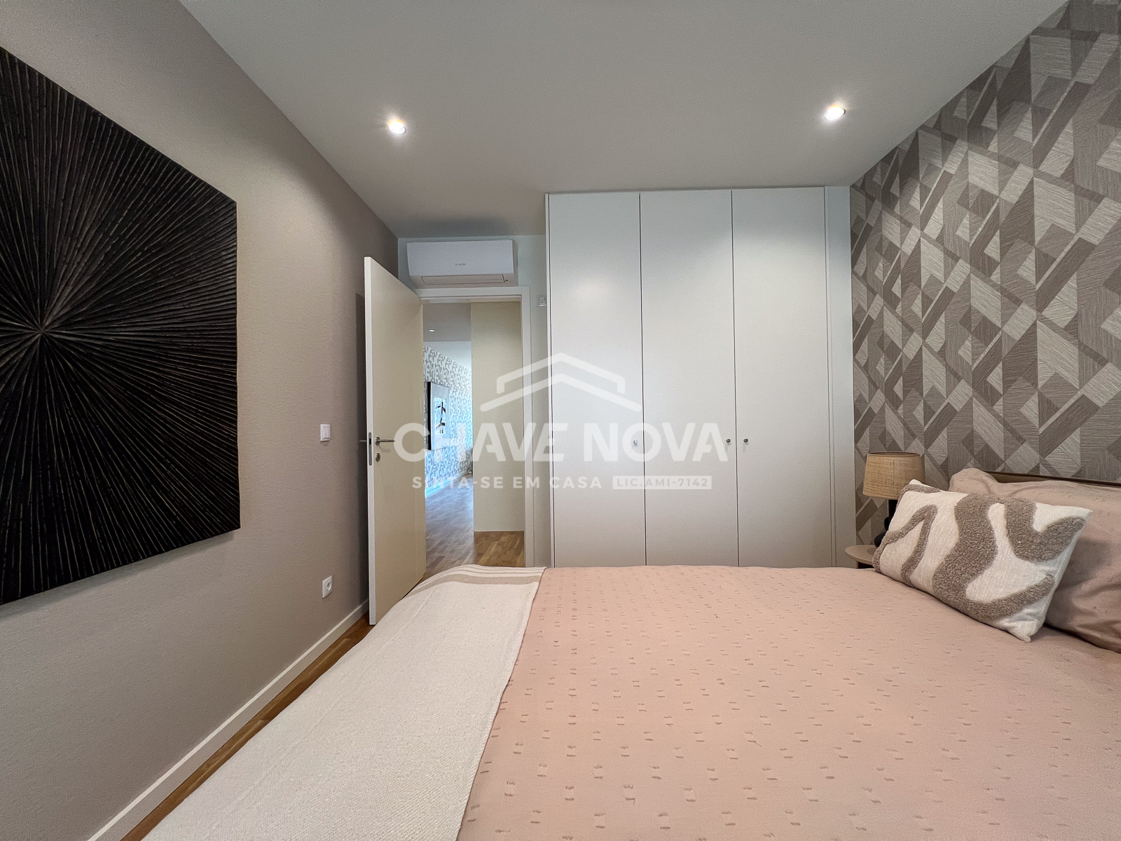 Quarto com ar condicionado